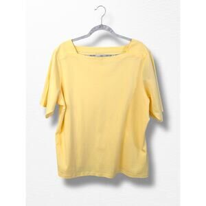 NWT LL Bean Interlock Boatneck Top, Size 2X